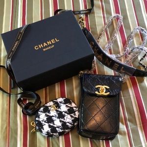 Chanel makeup bag
